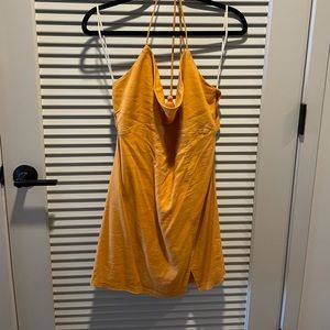 Linen free people sun dress